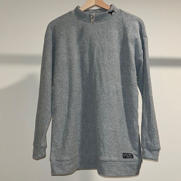 PINK Victoria’s Secret Stadium mock neck sweatshirt NWT - Picture 2 of 3